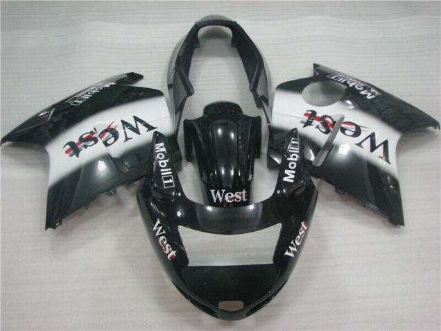 Preto Branco West Carenagem CBR 1100 XX 1996-2007 Preto Branco West Carenagem CBR 1100 XX 1996-2007