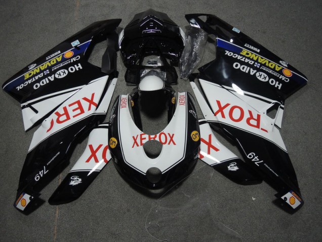Preto Branco Xerox Carenagem Ducati 749 2005-2006 Preto Branco Xerox Carenagem Ducati 749 2005-2006