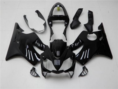 Preto Brilhante Carenagem CBR 600 F4i 2004-2007