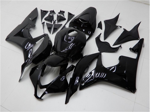 Preto Brilhante Carenagem CBR 600RR 2007-2008 Preto Brilhante Carenagem CBR 600RR 2007-2008