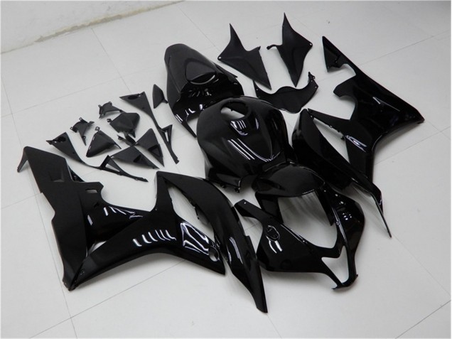 Preto Brilhante Carenagem CBR 600RR 2007-2008 Preto Brilhante Carenagem CBR 600RR 2007-2008