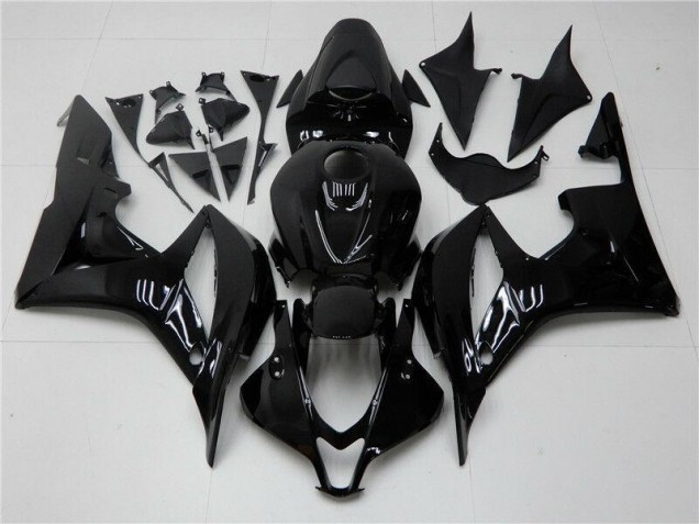 Preto Brilhante Carenagem CBR 600RR 2007-2008 Preto Brilhante Carenagem CBR 600RR 2007-2008