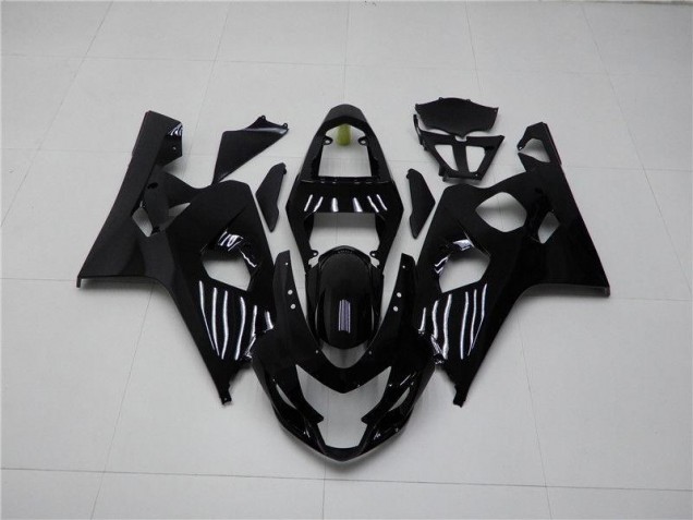 Preto Brilhante Carenagem GSXR 600 / 750 K4 2004-2005 Preto Brilhante Carenagem GSXR 600 / 750 K4 2004-2005