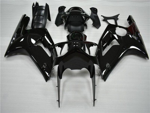 Preto Brilhante Carenagem ZX6R 2005-2006 Preto Brilhante Carenagem ZX6R 2005-2006