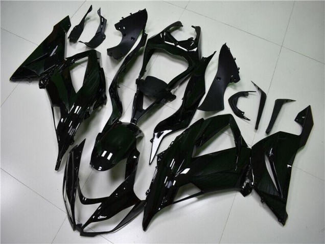 Preto Brilhante Carenagem ZX6R 2013-2018 Preto Brilhante Carenagem ZX6R 2013-2018