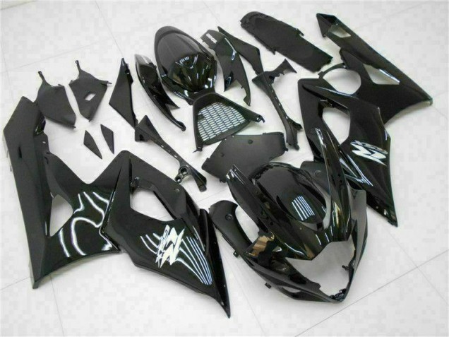 Preto Brilhante Carroçaria GSXR 1000 K5 2005-2006 Preto Brilhante Carroçaria GSXR 1000 K5 2005-2006
