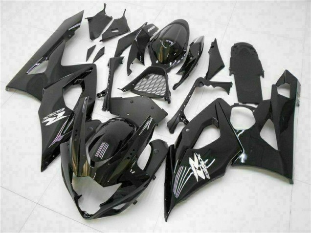Preto Brilhante Carroçaria GSXR 1000 K5 2005-2006 Preto Brilhante Carroçaria GSXR 1000 K5 2005-2006