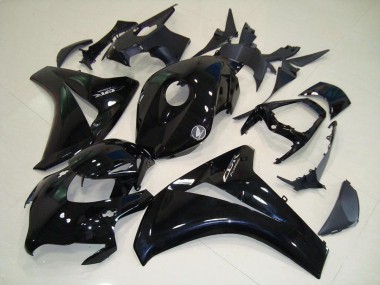 Preto Brilhante Chrome Decalques Carenagem CBR 1000RR 2008-2011