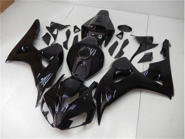 Preto Brilhante Kit Carenagem CBR 1000RR 2006-2007 Preto Brilhante Kit Carenagem CBR 1000RR 2006-2007