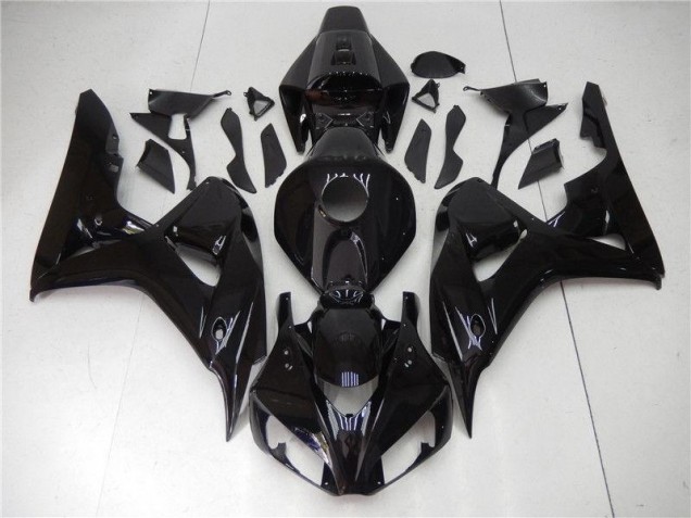 Preto Brilhante Kit Carenagem CBR 1000RR 2006-2007 Preto Brilhante Kit Carenagem CBR 1000RR 2006-2007