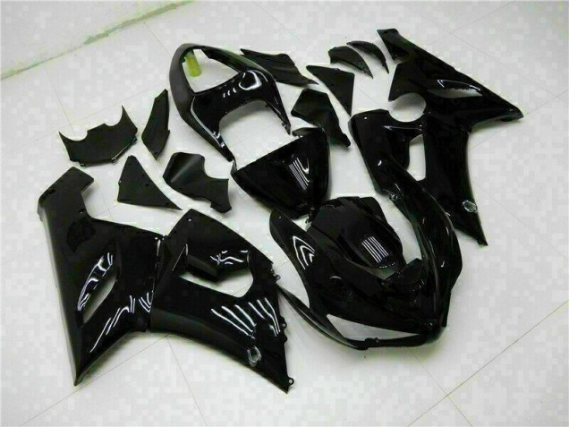Preto Brilhante Kit Carenagem ZX6R 2005-2006