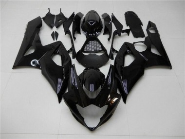 Preto Brilhante Kits Carenagem GSXR 1000 K5 2005-2006