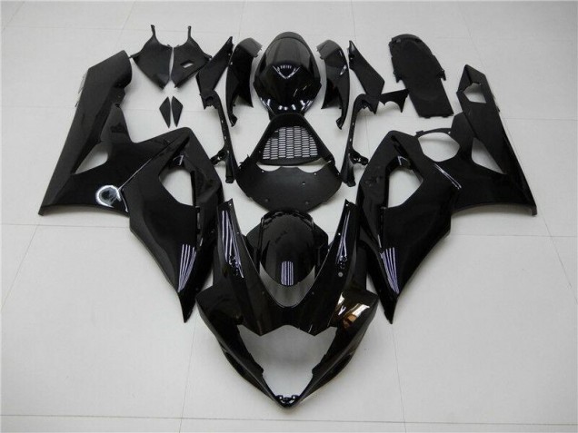 Preto Brilhante Kits Carenagem GSXR 1000 K5 2005-2006 Preto Brilhante Kits Carenagem GSXR 1000 K5 2005-2006
