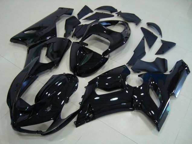 Preto Brilhante Kits Carenagem ZX6R 2005-2006
