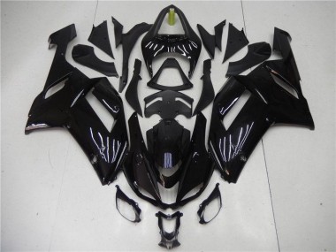 Preto Brilhante Kits Carenagem ZX6R 2007-2008