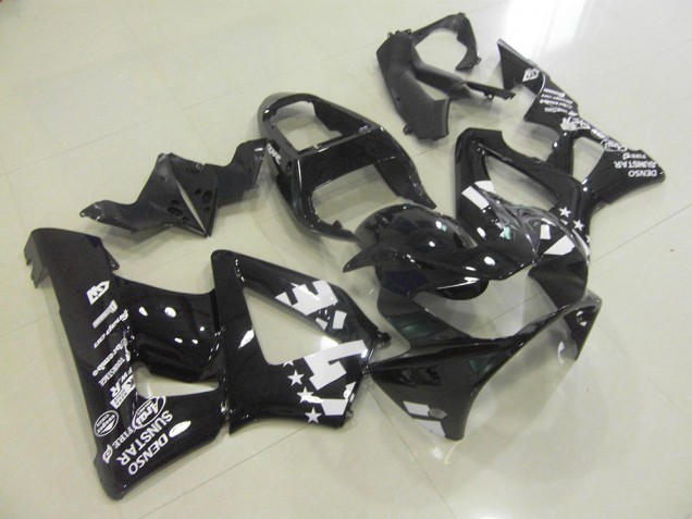 Preto Brilhante & Start Carenagem CBR 900RR 929 2000-2001 Preto Brilhante & Start Carenagem CBR 900RR 929 2000-2001