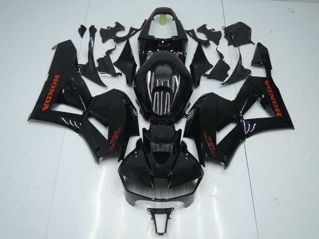Preto Brilhante & Vermelho Adesivo Carenagem CBR 600RR 2013-2021