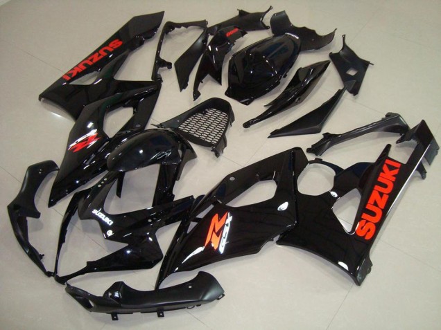 Preto Brilhante Vermelho Adesivo Carenagem GSXR 1000 K5 2005-2006 Preto Brilhante Vermelho Adesivo Carenagem GSXR 1000 K5 2005-2006