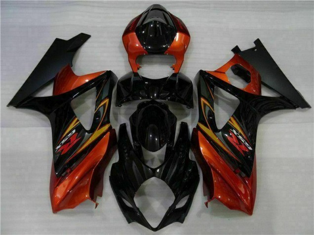 Preto Carenagem & Plástico GSXR 1000 K7 2007-2008 Preto Carenagem & Plástico GSXR 1000 K7 2007-2008