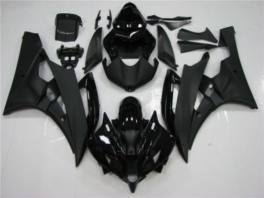 Preto Carenagem & Plástico R6 2006-2007
