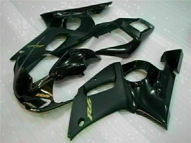 Preto Carenagem R6 1998-2002 Preto Carenagem R6 1998-2002