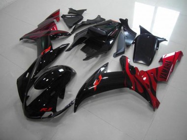 Preto Chama Carenagem R1 2002-2003