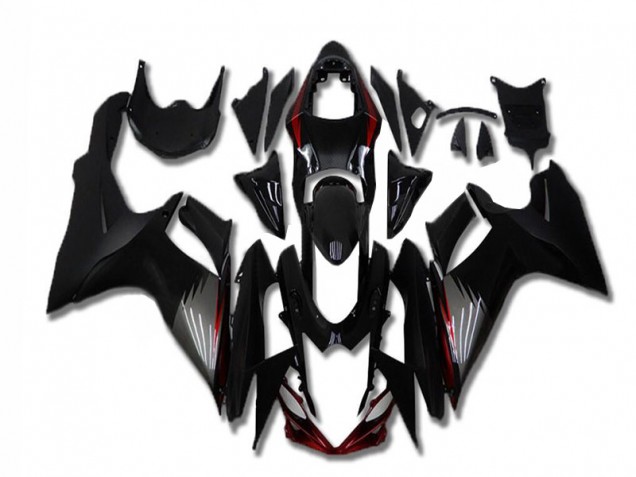 Preto Cinzento Carenagem GSXR 600 / 750 K11 2011-2021 Preto Cinzento Carenagem GSXR 600 / 750 K11 2011-2021
