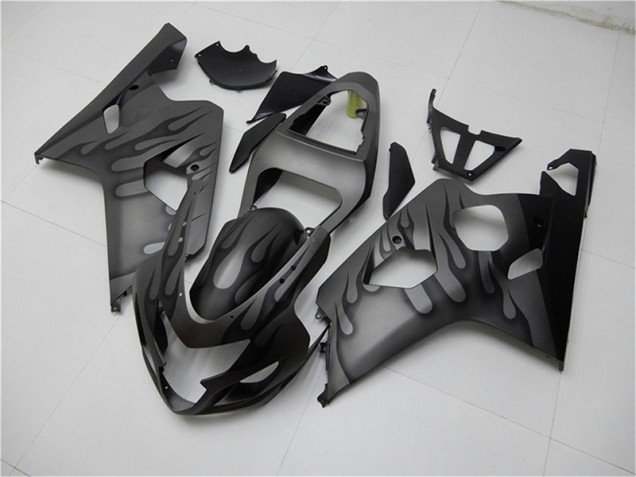 Preto Cinzento Carenagem GSXR 600 / 750 K4 2004-2005 Preto Cinzento Carenagem GSXR 600 / 750 K4 2004-2005