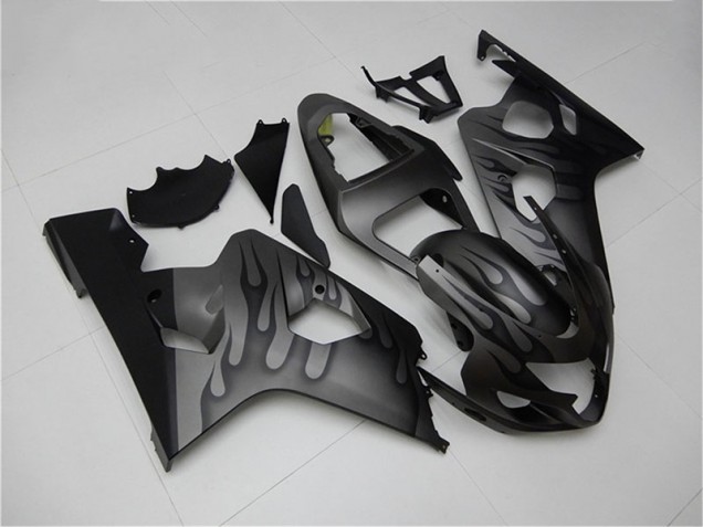 Preto Cinzento Carenagem GSXR 600 / 750 K4 2004-2005 Preto Cinzento Carenagem GSXR 600 / 750 K4 2004-2005