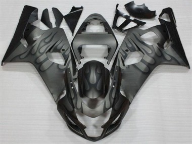 Preto Cinzento Carenagem GSXR 600 / 750 K4 2004-2005