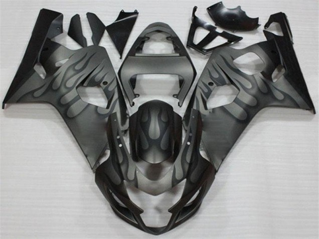Preto Cinzento Carenagem GSXR 600 / 750 K4 2004-2005 Preto Cinzento Carenagem GSXR 600 / 750 K4 2004-2005