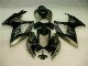 Preto Cinzento Kit Carenagem GSXR 600 / 750 K6 2006-2007