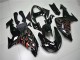 Preto Cinzento Vermelho Carenagem ZX10R 2008-2010 Preto Cinzento Vermelho Carenagem ZX10R 2008-2010