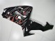 Preto Cinzento Vermelho Carenagem ZX10R 2008-2010 Preto Cinzento Vermelho Carenagem ZX10R 2008-2010