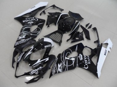 Preto Corona Carenagem GSXR 1000 K5 2005-2006