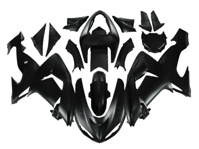 Preto Fosco Abs Kits Completos Carenagem ZX10R 2006-2007