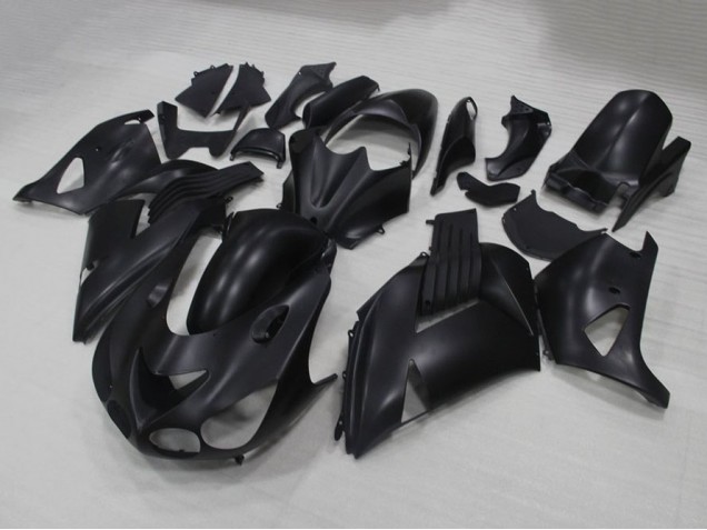 Preto Fosco Abs Plástico ZX14R ZZR 1400 2006-2011 Preto Fosco Abs Plástico ZX14R ZZR 1400 2006-2011