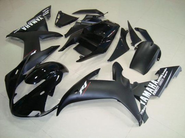 Preto Fosco Branco Carenagem R1 2002-2003 Preto Fosco Branco Carenagem R1 2002-2003