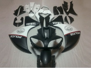 Preto Fosco Branco Carenagem R1 2009-2011