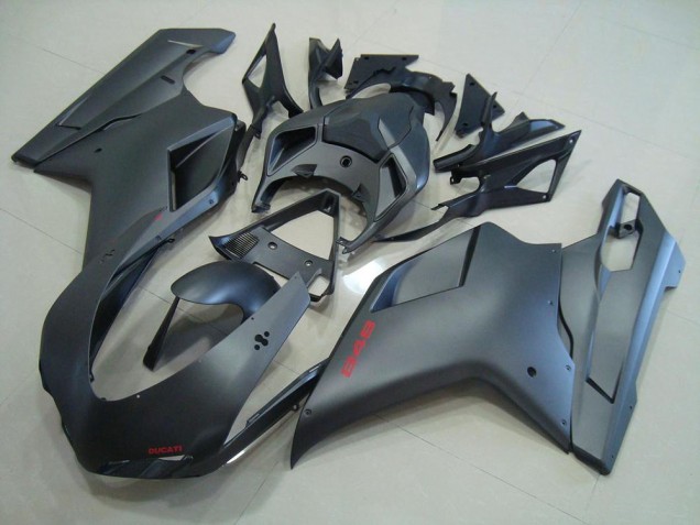 Preto Fosco Carenagem Ducati 848 1098 1198 2007-2014