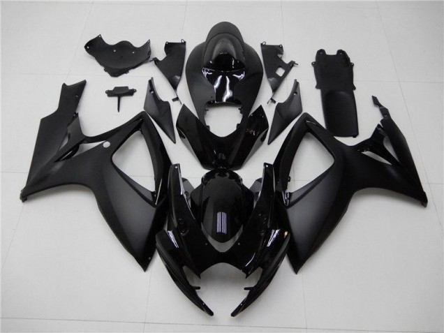Preto Fosco Carenagem GSXR 600 / 750 K6 2006-2007 Preto Fosco Carenagem GSXR 600 / 750 K6 2006-2007