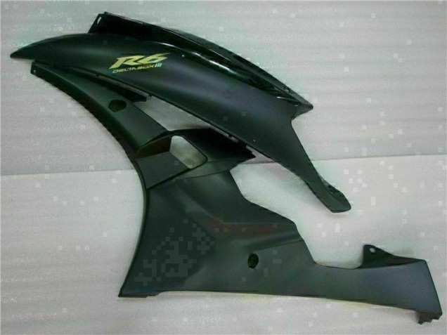 Preto Fosco Carenagem & Plástico R6 2006-2007 Preto Fosco Carenagem & Plástico R6 2006-2007