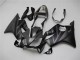 Preto Fosco Cinzento Carenagem CBR 600 F4i 2001-2003 Preto Fosco Cinzento Carenagem CBR 600 F4i 2001-2003