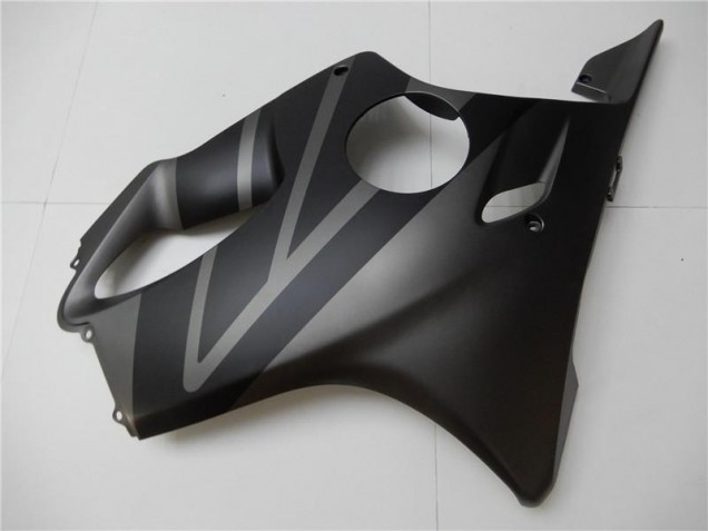 Preto Fosco Cinzento Carenagem CBR 600 F4i 2001-2003 Preto Fosco Cinzento Carenagem CBR 600 F4i 2001-2003