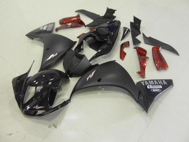 Preto Fosco Kits Carenagem R1 2009-2011 Preto Fosco Kits Carenagem R1 2009-2011