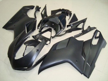 Preto Fosco No Adesivo Carenagem Ducati 848 1098 1198 2007-2014