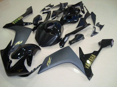 Preto Fosco Ouro Carenagem R1 2007-2008