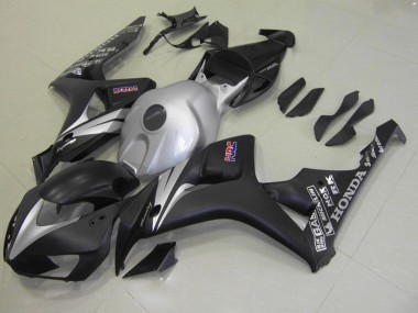 Preto Fosco Prata Carenagem CBR 1000RR 2006-2007