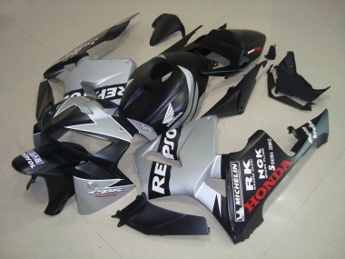 Preto Fosco Prata Repsol Carenagem CBR 600RR 2005-2006