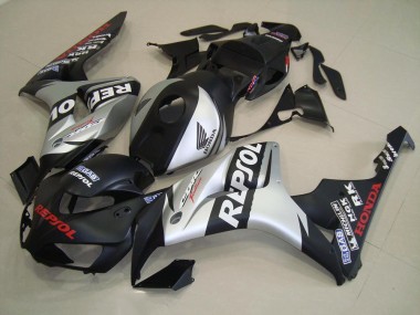 Preto Fosco Prata Repsol Kit Carenagem CBR 1000RR 2006-2007